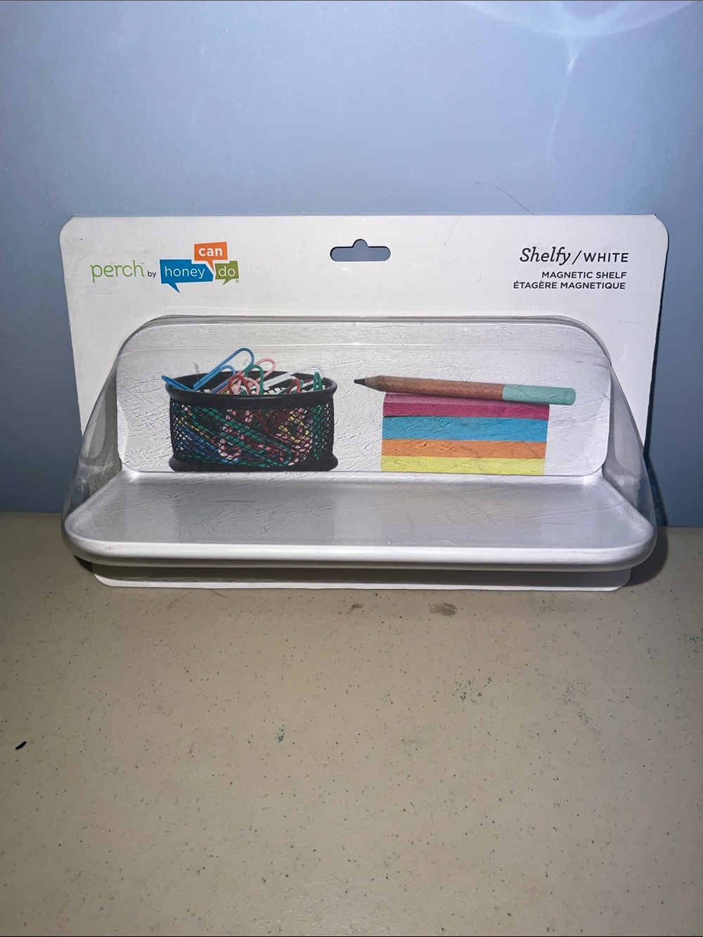 White Magnetic Shelf